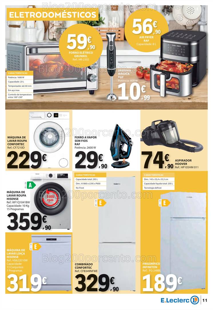 Antevisão Folheto E-LECLERC Bazar + Dia da Mãe Promoções de 24 abril a 7 maio