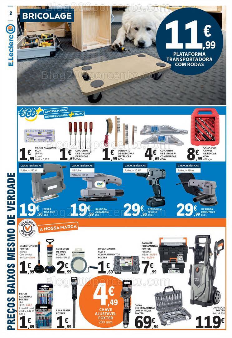 Antevisão Folheto E-LECLERC Bazar Promoções de 4 a 17 janeiro