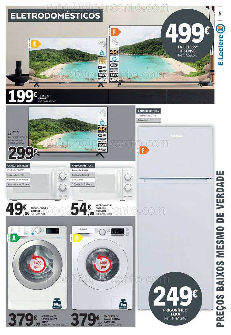 Antevisão Folheto E-LECLERC Bazar Promoções de 4 a 17 janeiro