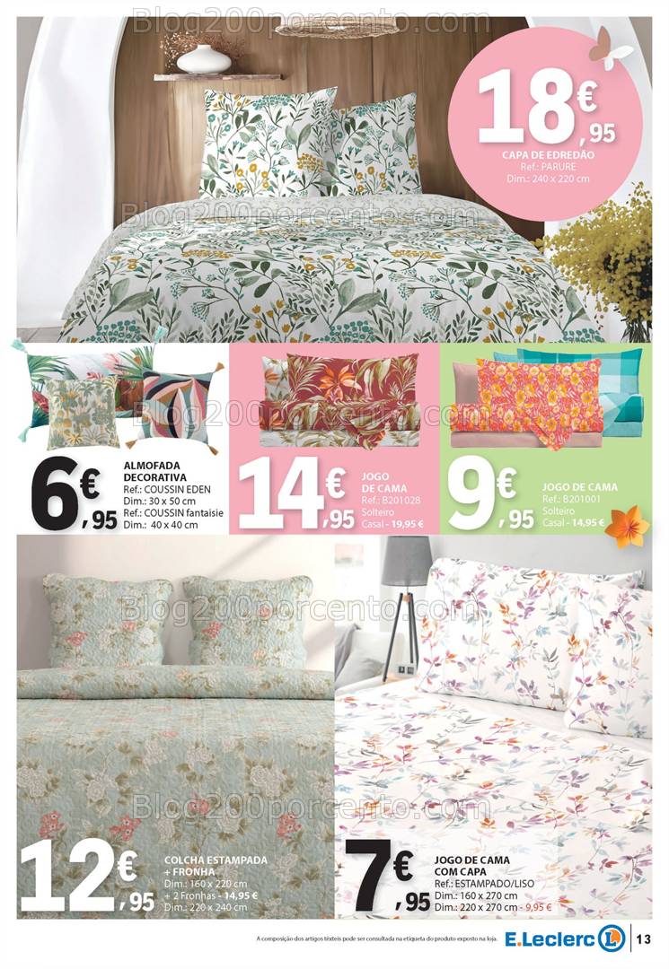 Antevisão Folheto E-LECLERC Bazar Promoções de 10 a 23 abril