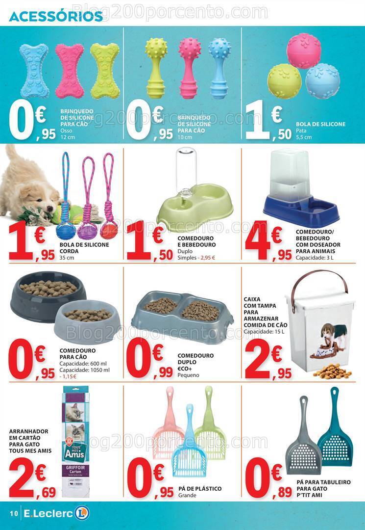 Antevisão Folheto E-LECLERC Especial Animais Promoções de 23 janeiro a 4 fevereiro