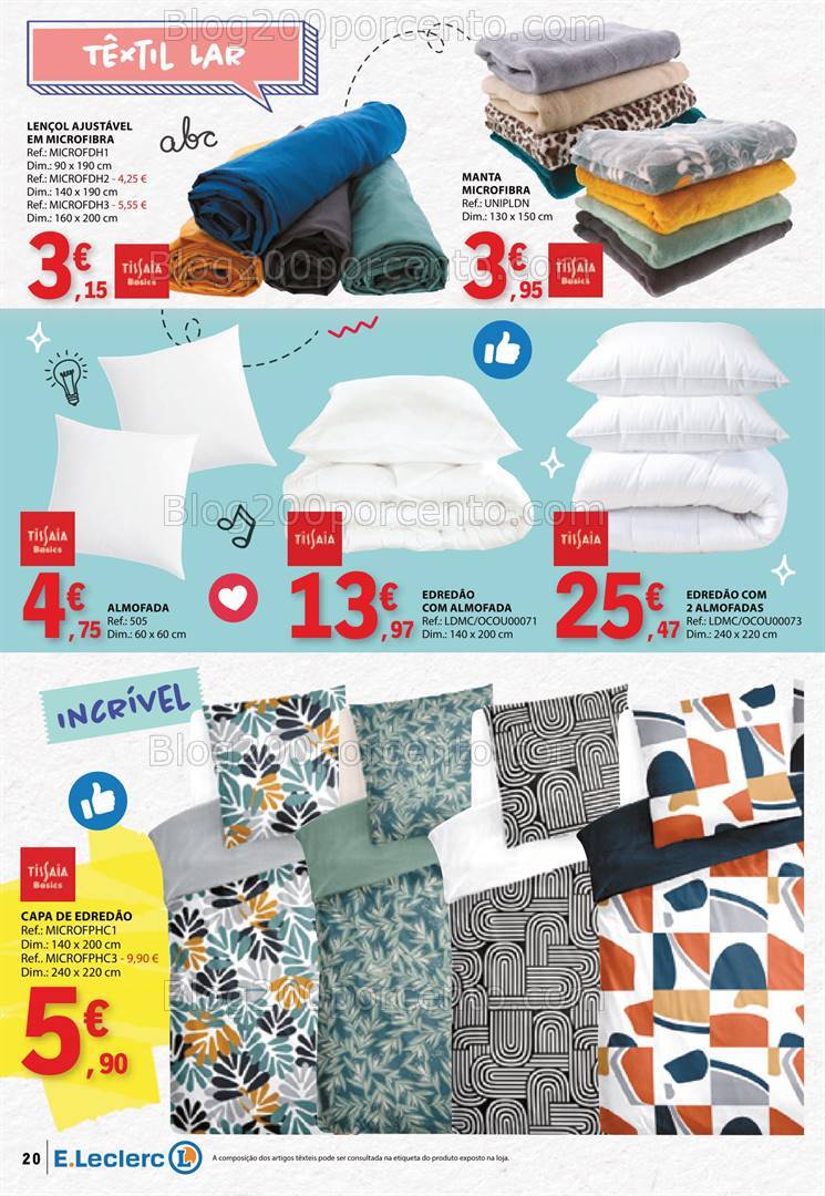 Antevisão Folheto E-LECLERC Regresso às Aulas Promoções de 6 a 25 agosto