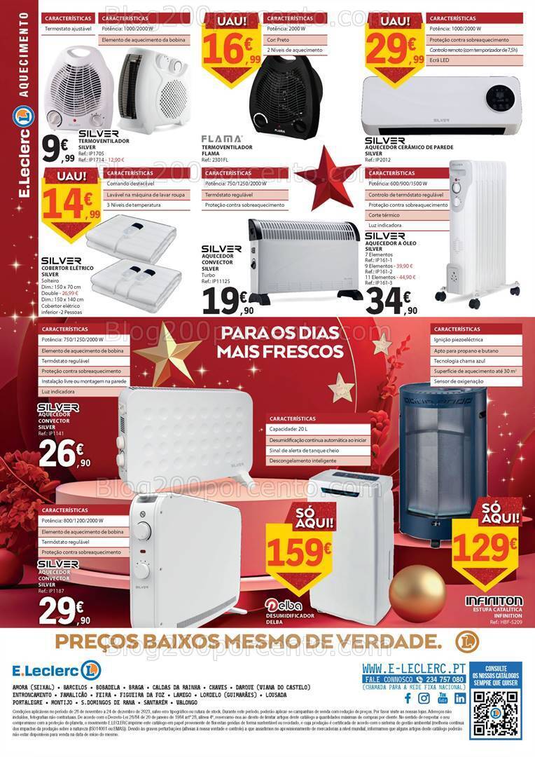 Antevisão Folheto E-LECLERC Tecnologia Natal Promoções de 28 novembro a 24 dezembro