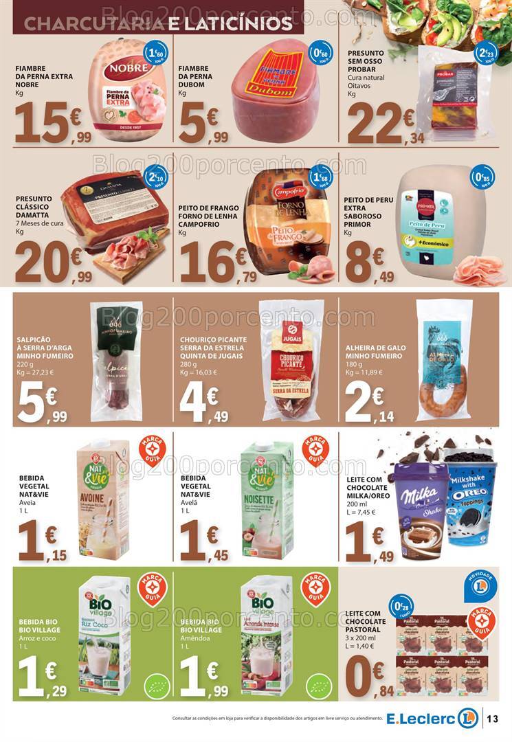 Antevisão Folheto E-LECLERC Bebidas Quentes Promoções de 29 outubro a 10 novembro