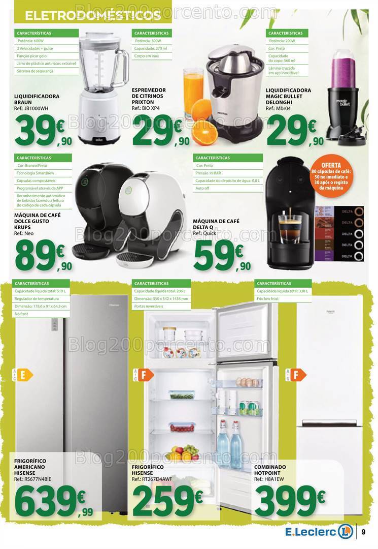 Antevisão Folheto E-LECLERC Bebidas de Verão Promoções de 16 a 28 julho