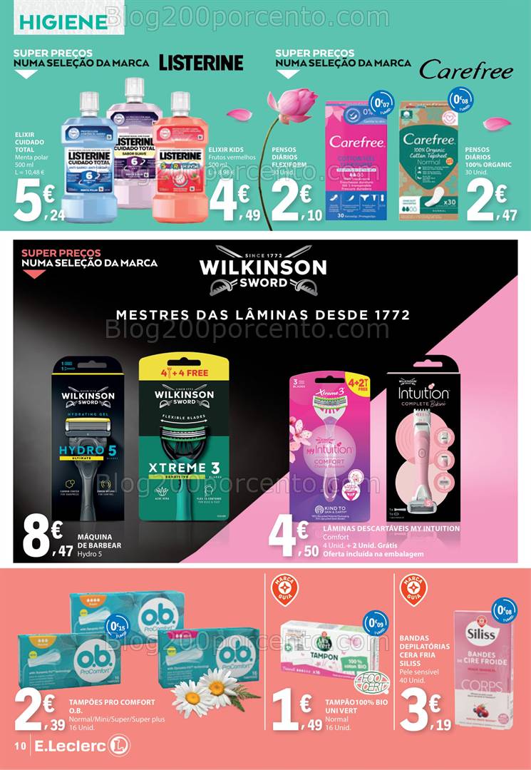 Antevisão Folheto E-LECLERC Especial Beleza Promoções de 22 abril a 4 maio