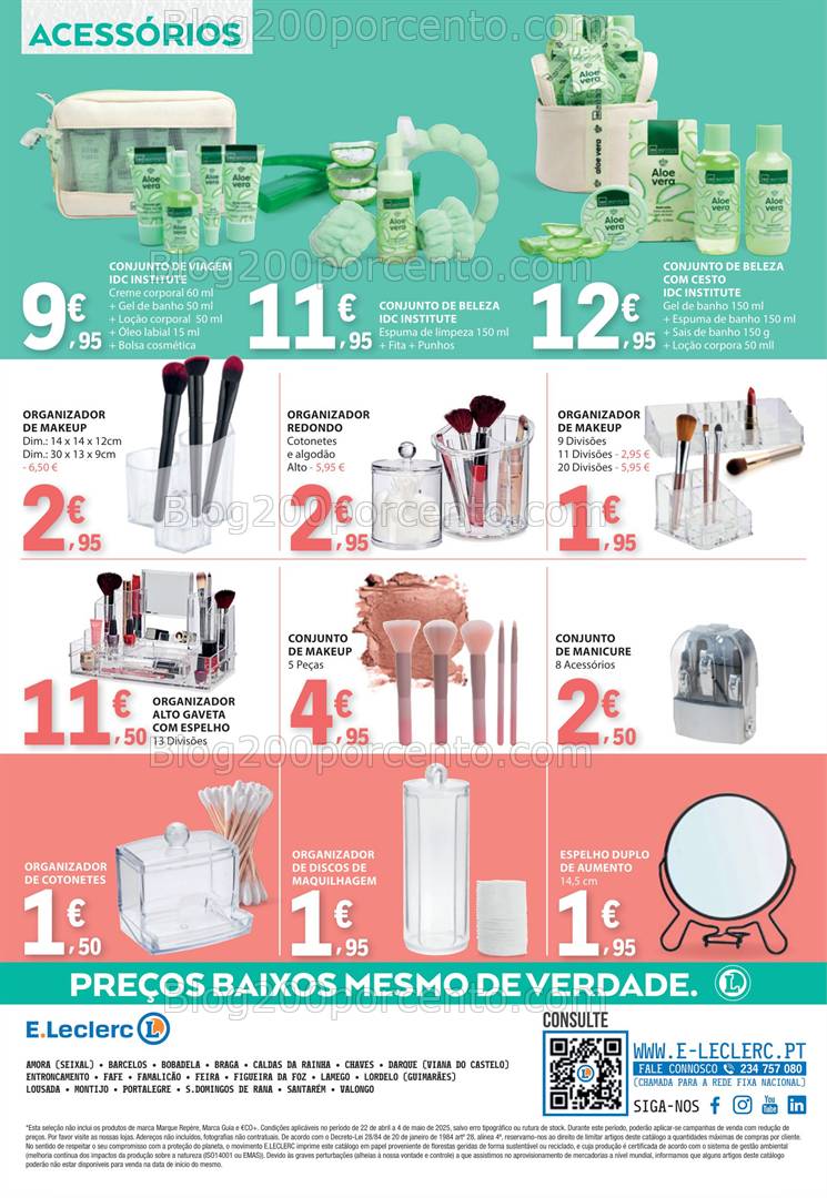 Antevisão Folheto E-LECLERC Especial Beleza Promoções de 22 abril a 4 maio