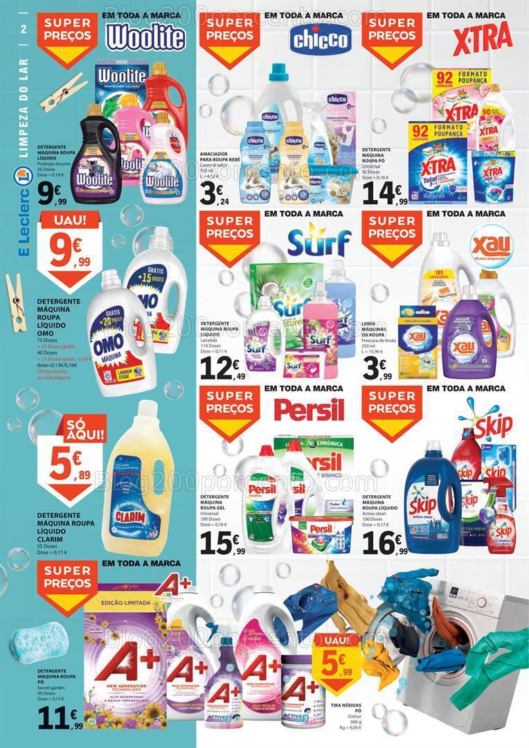 Antevisão Folheto E-LECLERC Especial Limpeza Promoções de 14 a 26 novembro