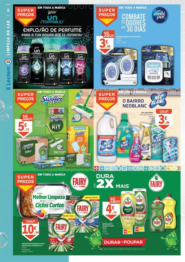 Antevisão Folheto E-LECLERC Especial Limpeza Promoções de 14 a 26 novembro