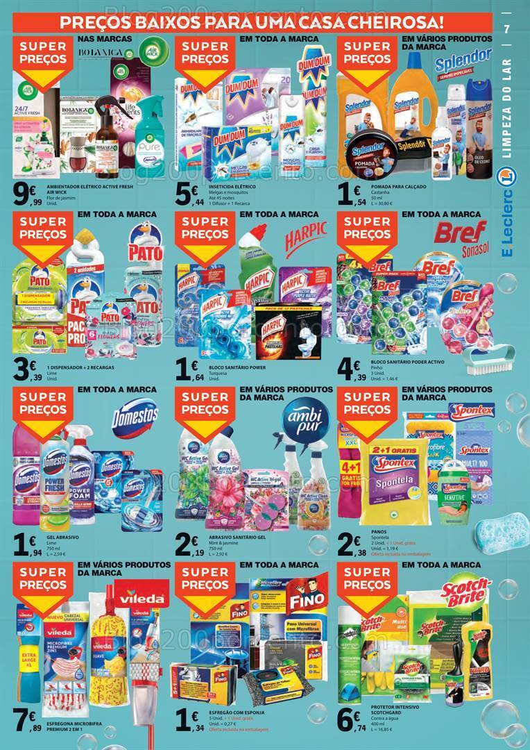 Antevisão Folheto E-LECLERC Especial Limpeza Promoções de 14 a 26 novembro