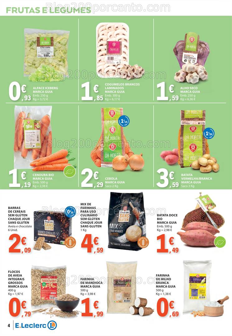 Antevisão Folheto E-LECLERC Especial Marca Guia Promoções de 18 a 30 março