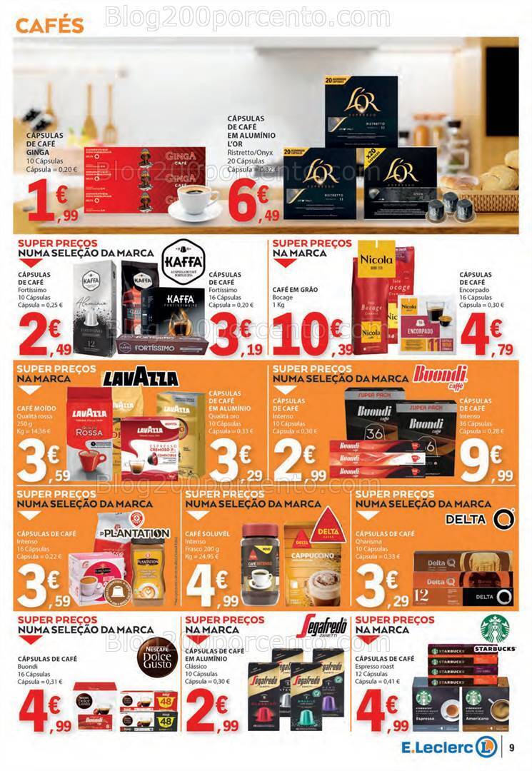 Antevisão Folheto E-LECLERC Especial Pequeno Almoço Promoções de 16 a 28 abril