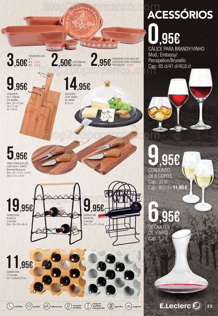 Antevisão Folheto E-LECLERC Feira Sabores QEV Promoções de 11 a 23 fevereiro