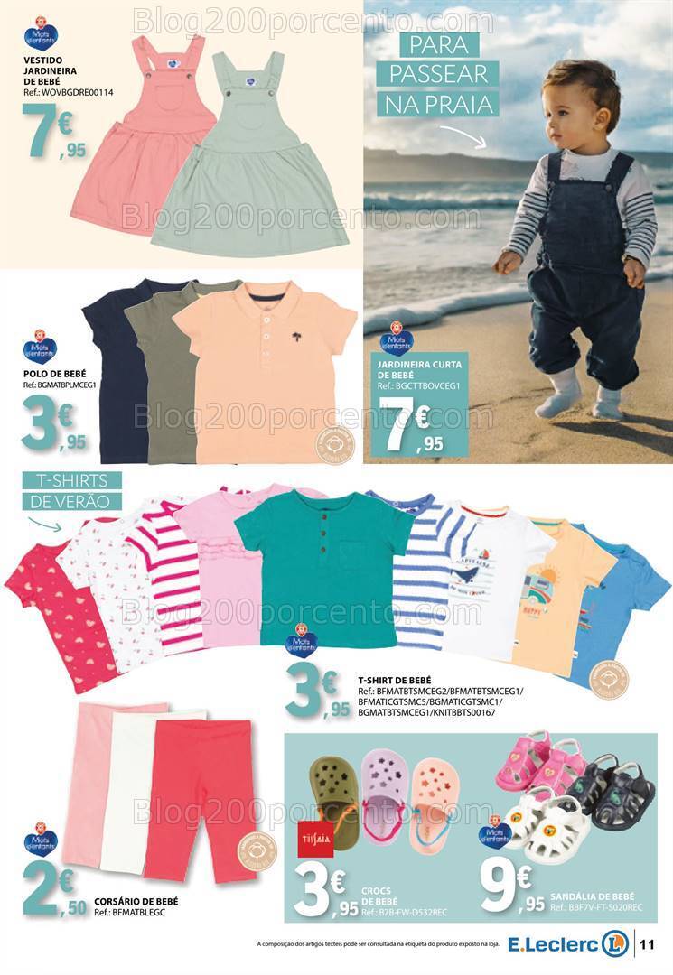 Antevisão Folheto E-LECLERC Moda Primavera - Verão Promoções de 14 a 26 maio