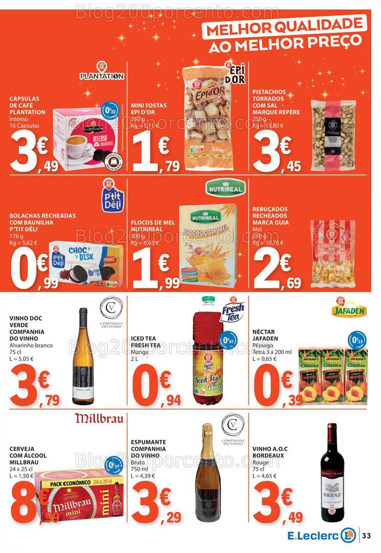 Antevisão Folheto E-LECLERC Marca Própria Promoções de 12 a 18 dezembro