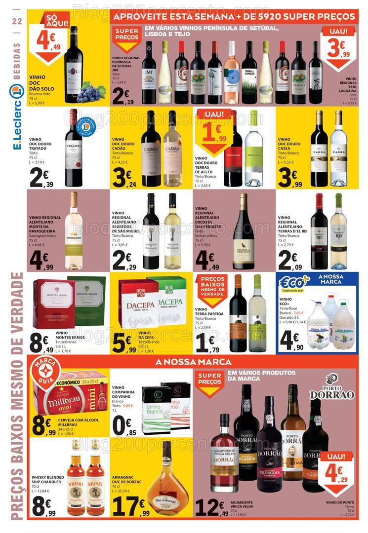 Antevisão Folheto E-LECLERC Promoções de 12 a 18 outubro