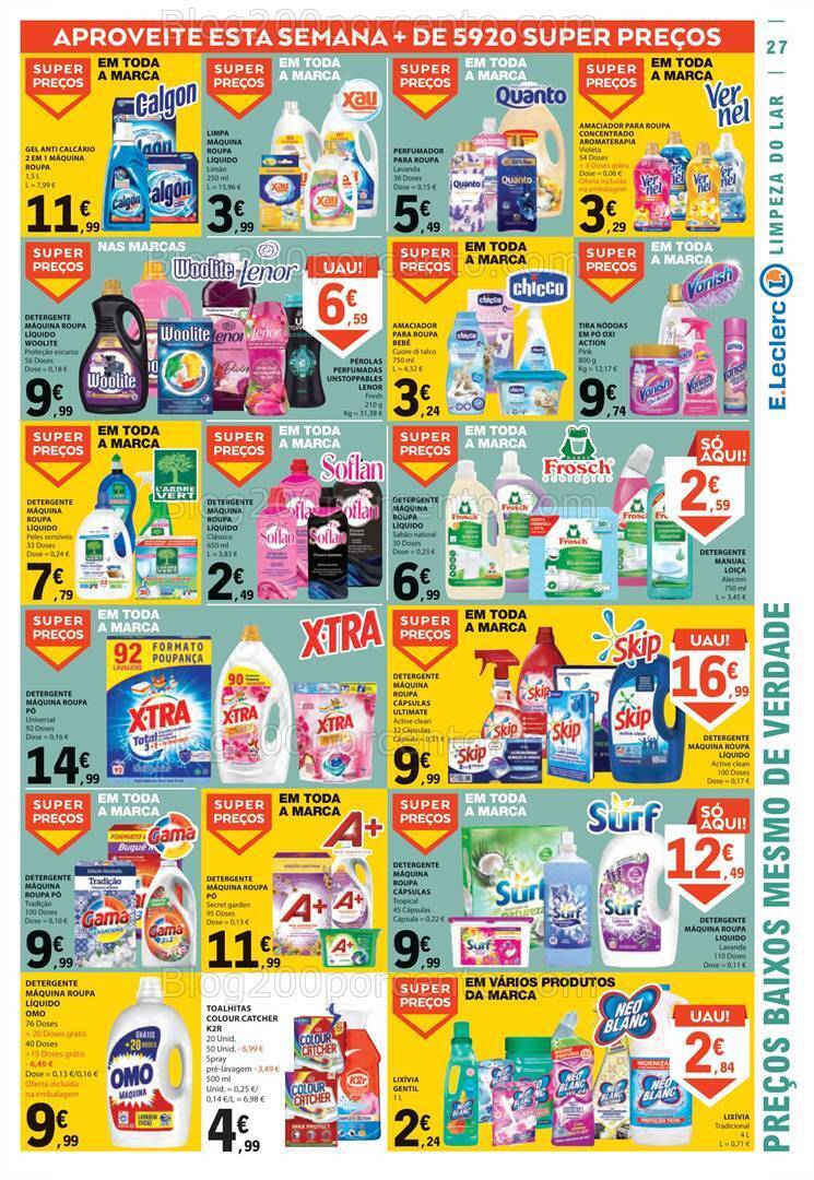 Antevisão Folheto E-LECLERC Promoções de 12 a 18 outubro
