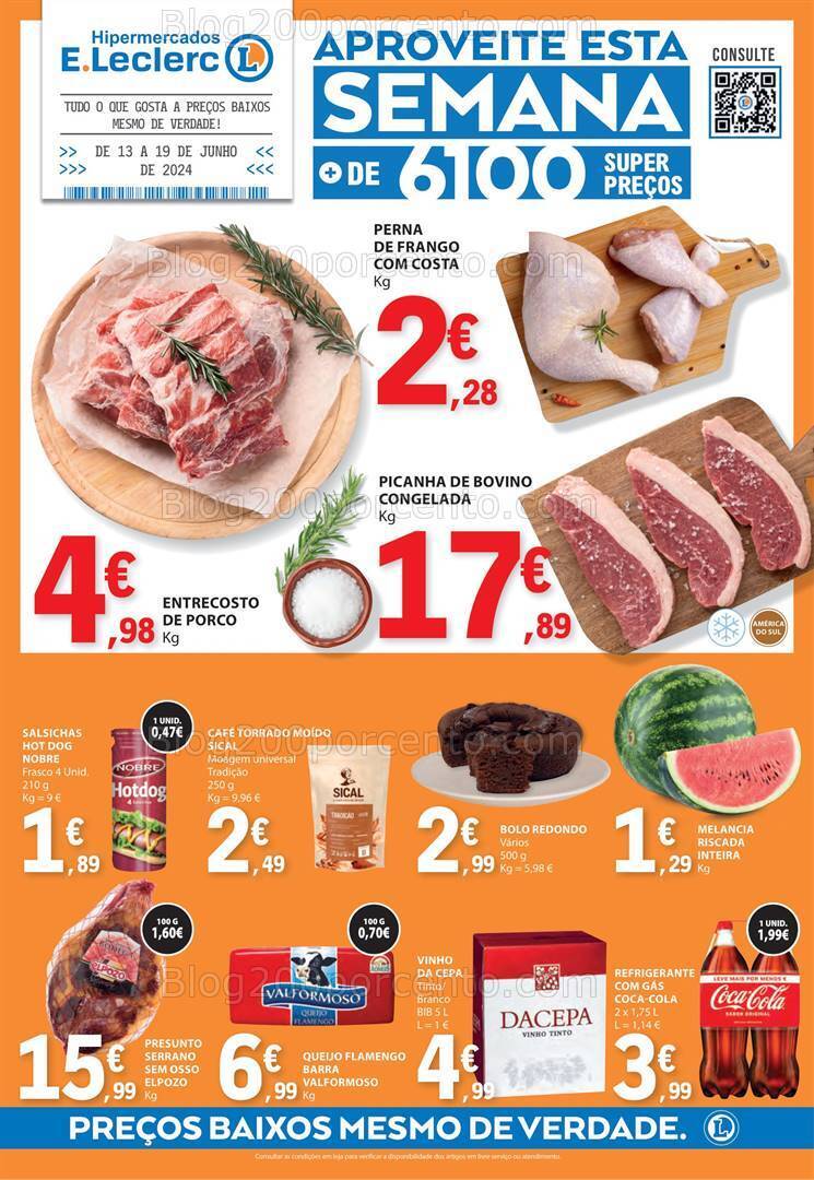 Antevisão Folheto E-LECLERC Promoções de 13 a 19 junho