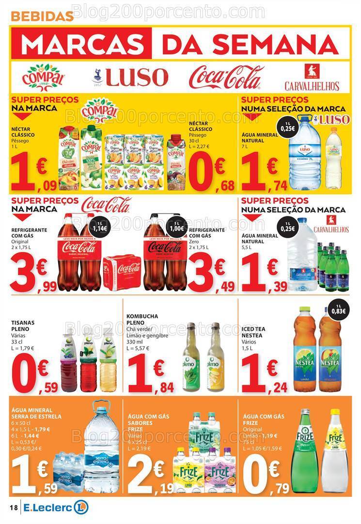 Antevisão Folheto E-LECLERC Promoções de 13 a 19 junho