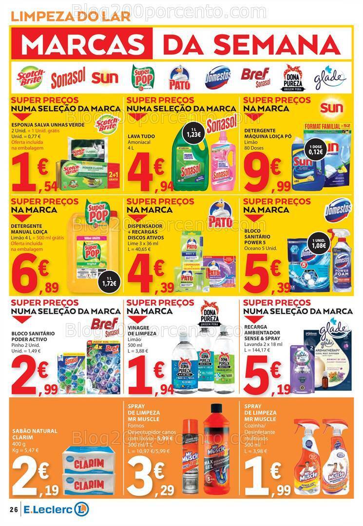 Antevisão Folheto E-LECLERC Promoções de 13 a 19 junho