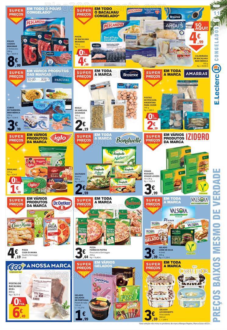 Antevisão Folheto E-LECLERC Promoções de 14 a 20 dezembro