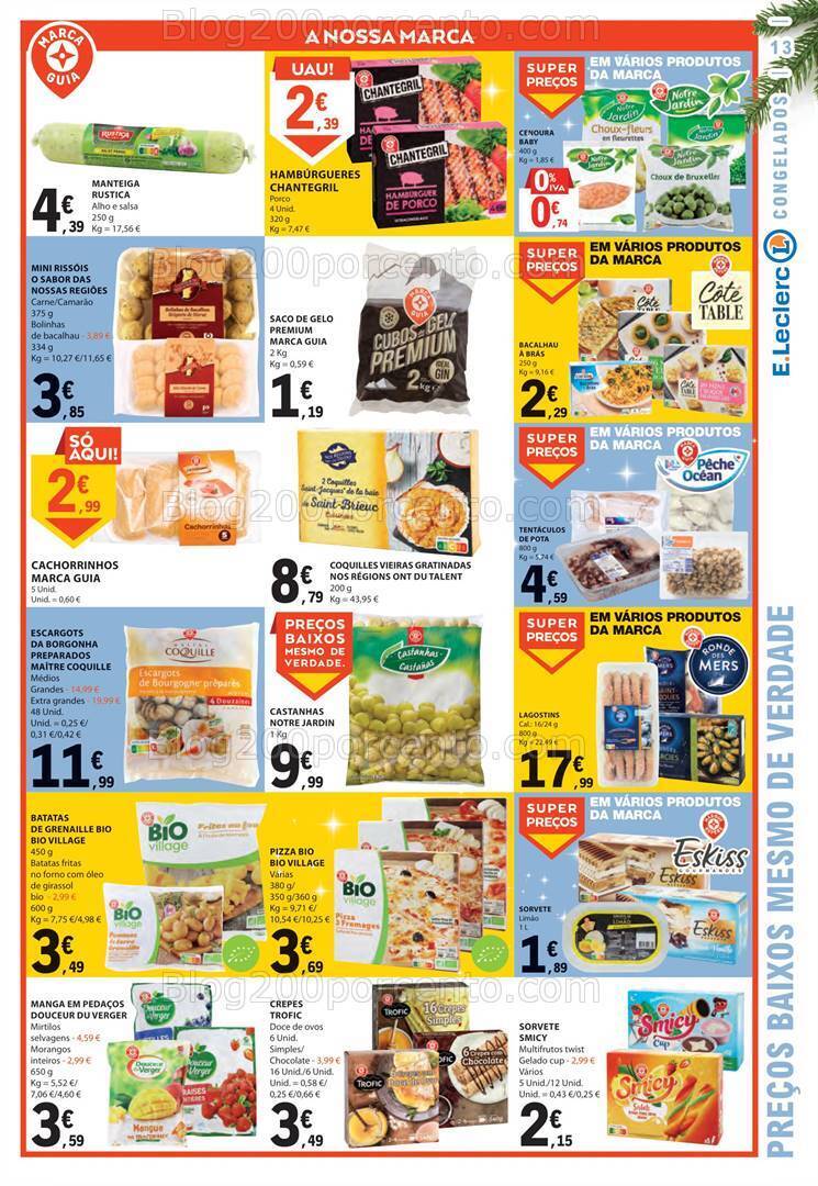 Antevisão Folheto E-LECLERC Promoções de 14 a 20 dezembro