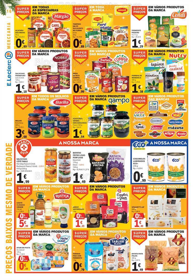 Antevisão Folheto E-LECLERC Promoções de 14 a 20 dezembro