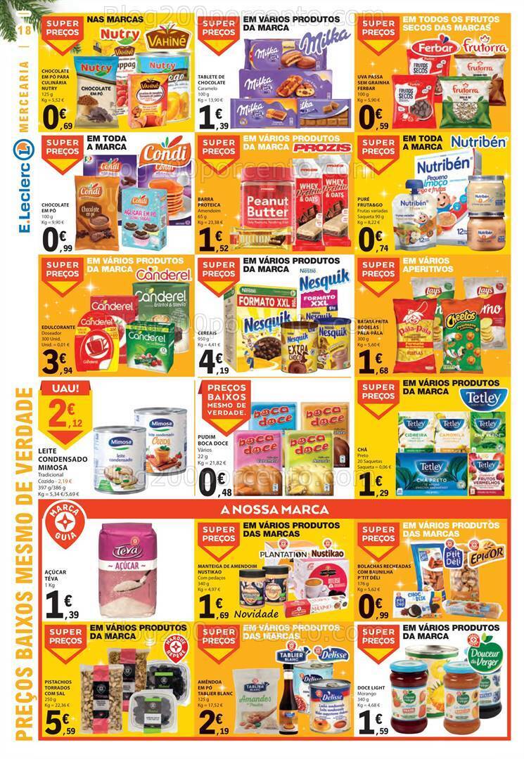 Antevisão Folheto E-LECLERC Promoções de 14 a 20 dezembro