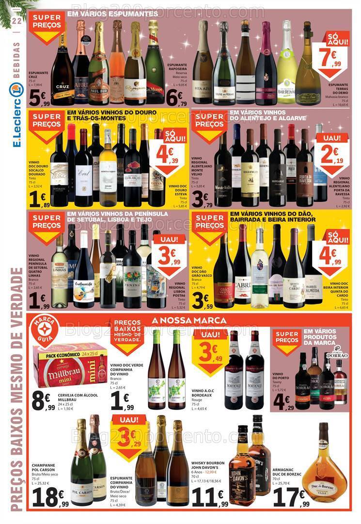 Antevisão Folheto E-LECLERC Promoções de 14 a 20 dezembro