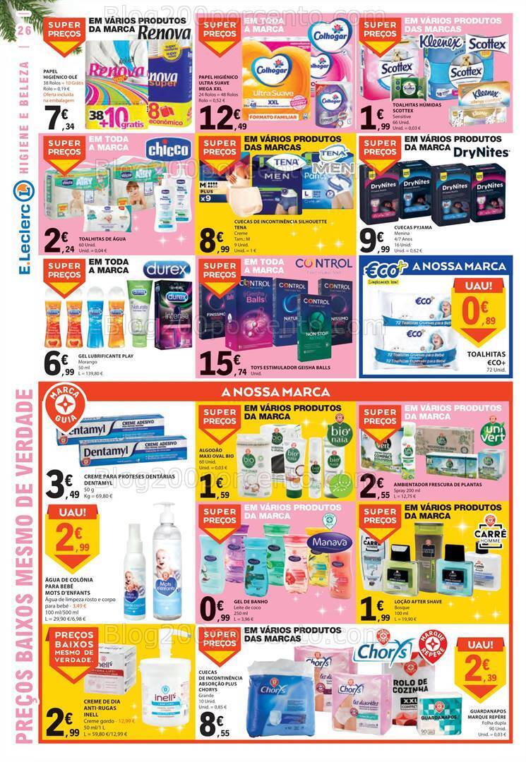 Antevisão Folheto E-LECLERC Promoções de 14 a 20 dezembro