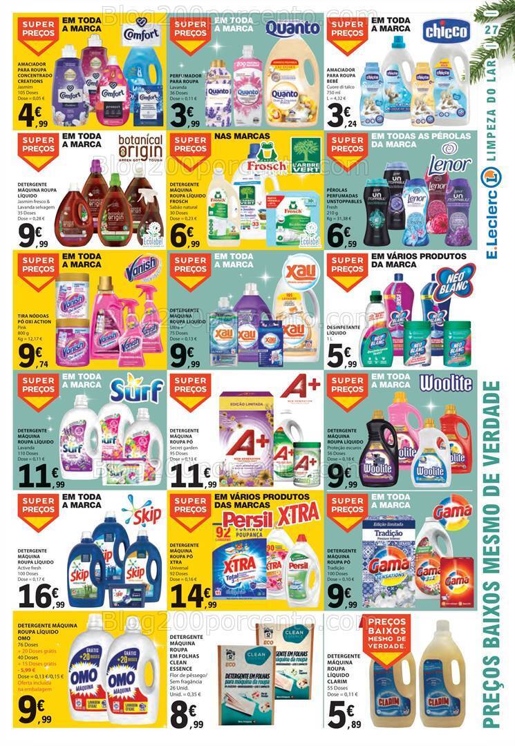 Antevisão Folheto E-LECLERC Promoções de 14 a 20 dezembro