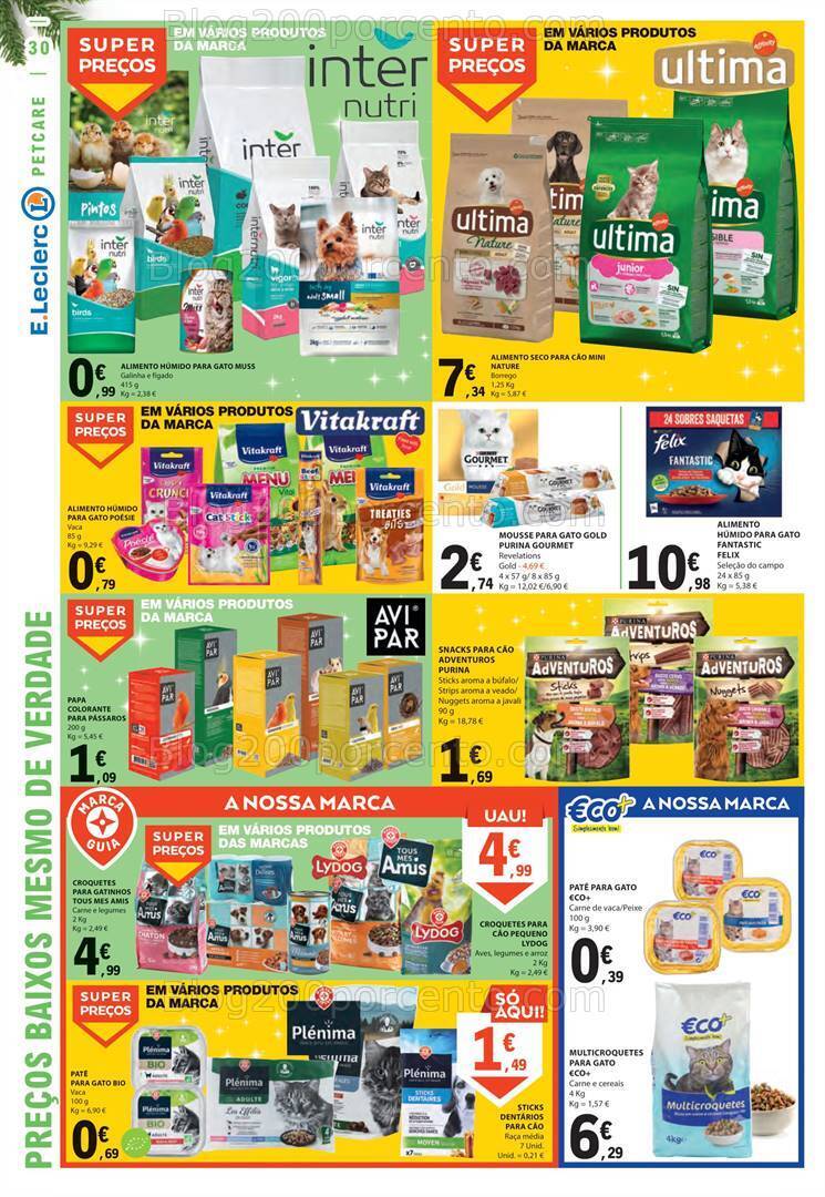 Antevisão Folheto E-LECLERC Promoções de 14 a 20 dezembro