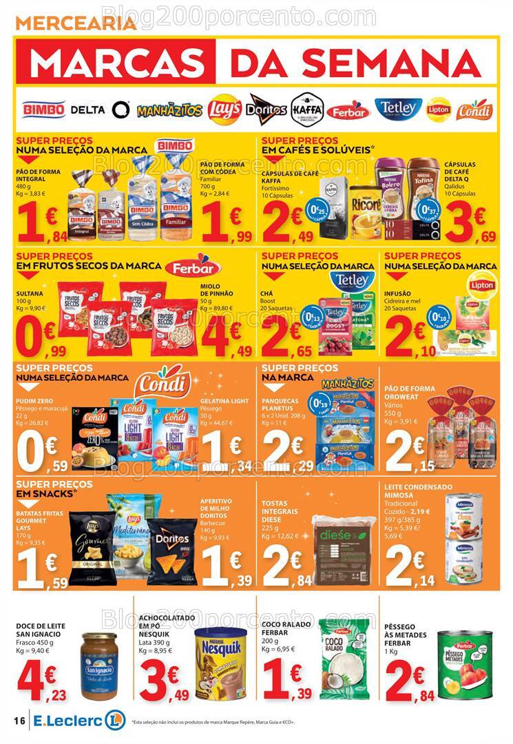 Antevisão Folheto E-LECLERC Promoções de 14 a 20 novembro