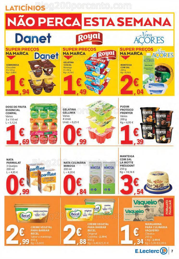 Antevisão Folheto E-LECLERC Promoções de 16 a 22 maio