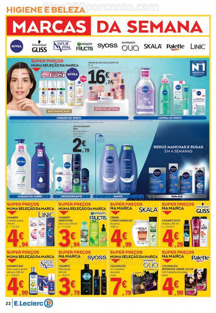 Antevisão Folheto E-LECLERC Promoções de 16 a 22 maio