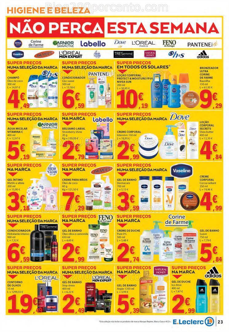 Antevisão Folheto E-LECLERC Promoções de 16 a 22 maio