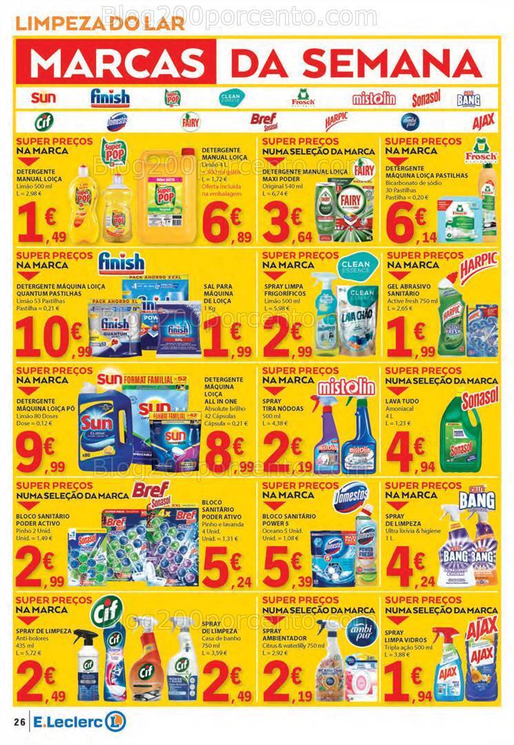 Antevisão Folheto E-LECLERC Promoções de 16 a 22 maio