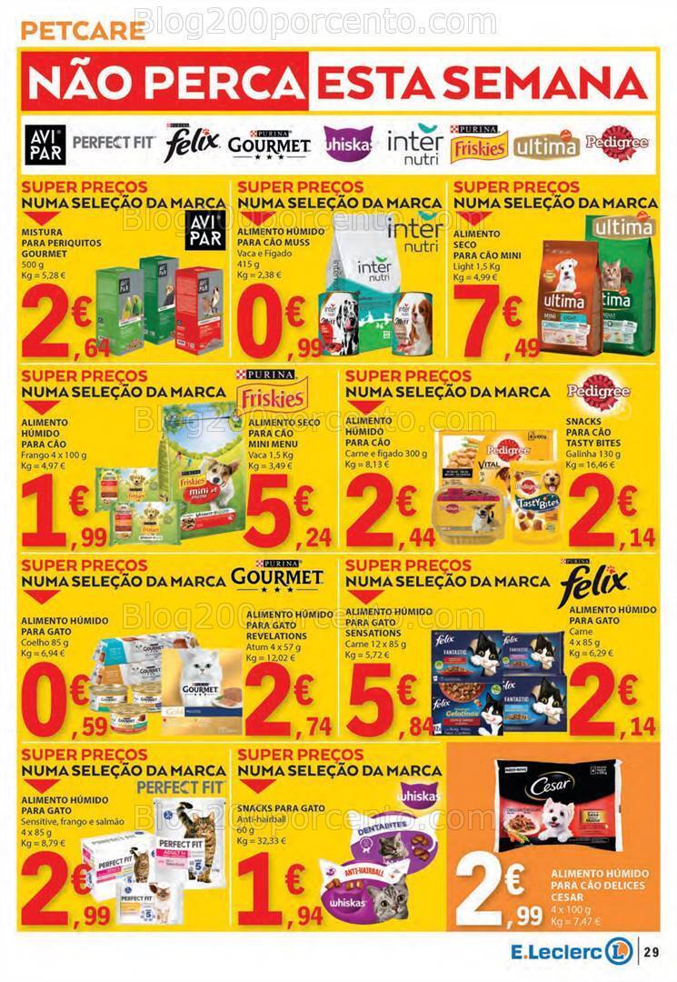 Antevisão Folheto E-LECLERC Promoções de 16 a 22 maio