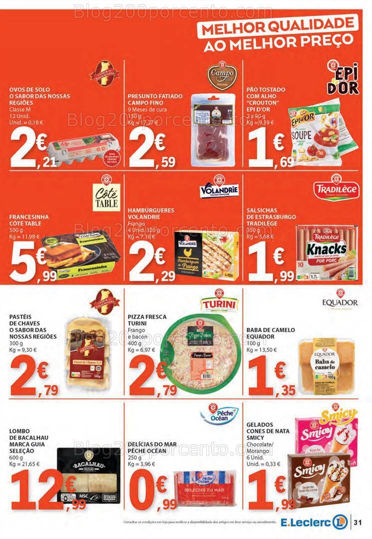 Antevisão Folheto E-LECLERC Promoções de 16 a 22 maio