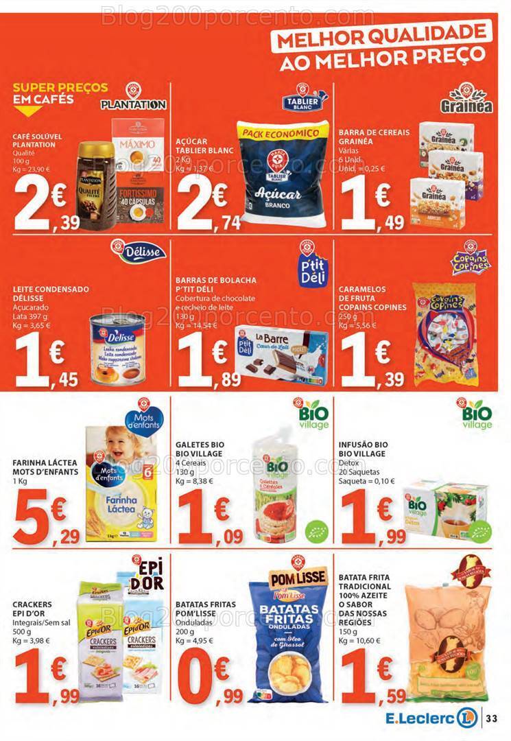 Antevisão Folheto E-LECLERC Promoções de 16 a 22 maio