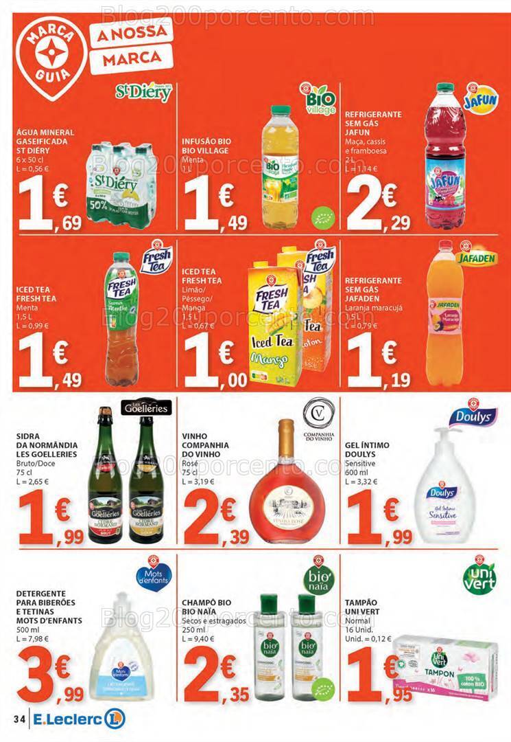 Antevisão Folheto E-LECLERC Promoções de 16 a 22 maio