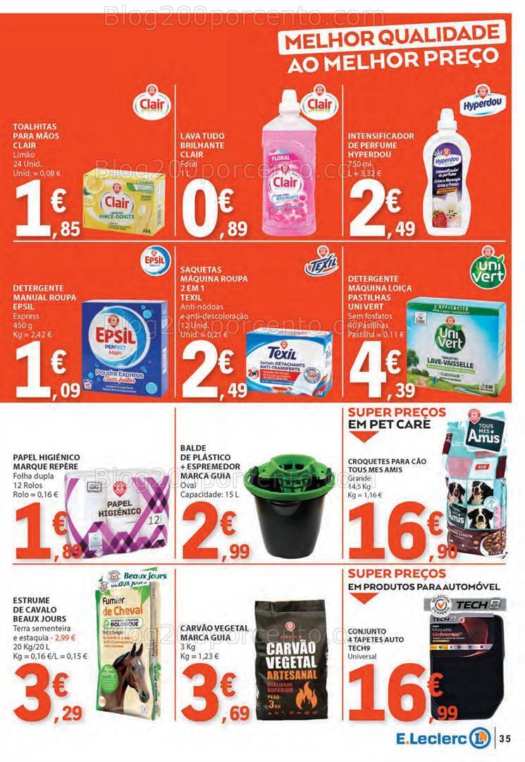 Antevisão Folheto E-LECLERC Promoções de 16 a 22 maio