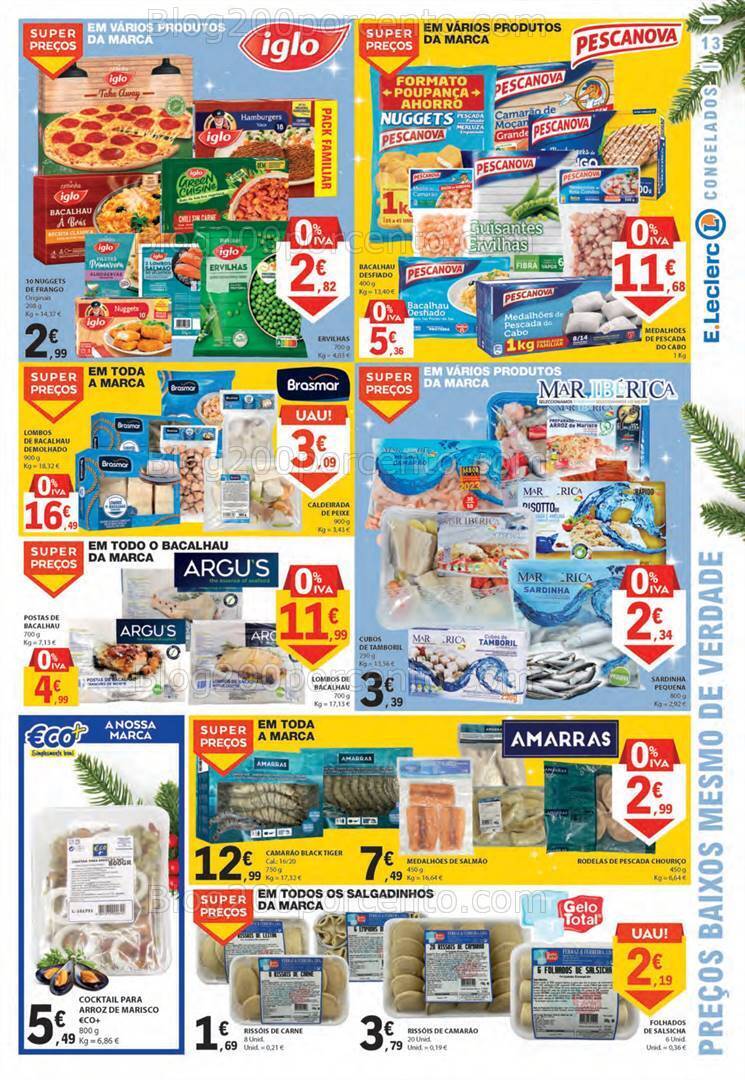 Antevisão Folheto E-LECLERC Promoções de 16 a 22 novembro