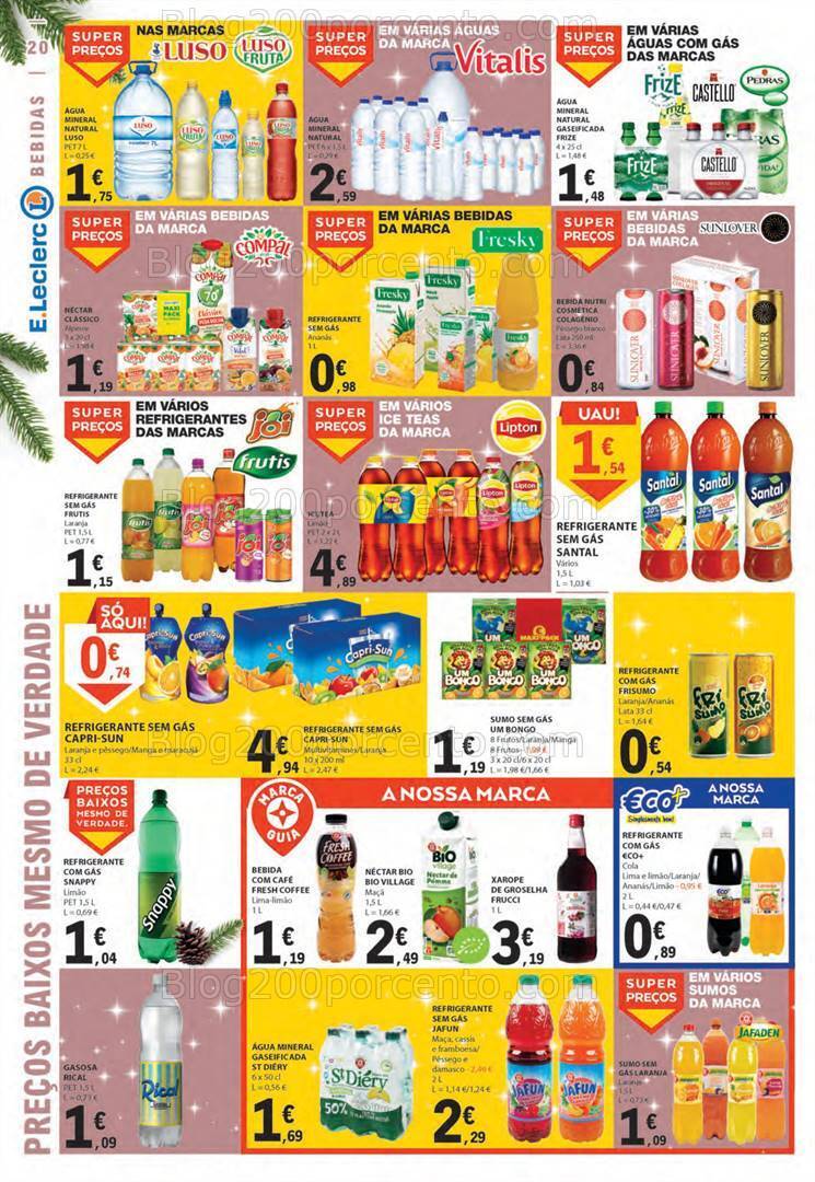 Antevisão Folheto E-LECLERC Promoções de 16 a 22 novembro