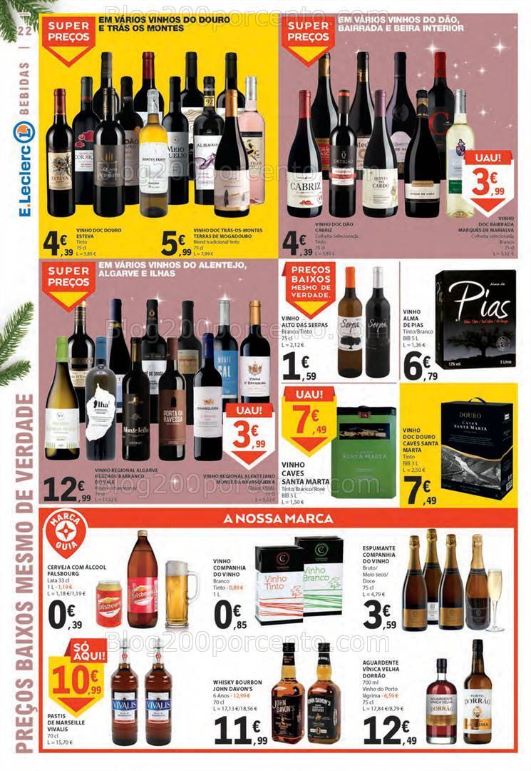 Antevisão Folheto E-LECLERC Promoções de 16 a 22 novembro