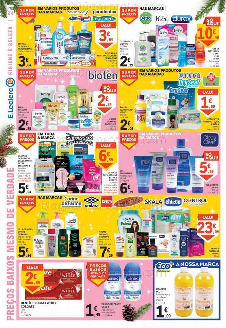 Antevisão Folheto E-LECLERC Promoções de 16 a 22 novembro