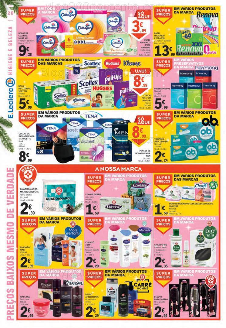 Antevisão Folheto E-LECLERC Promoções de 16 a 22 novembro