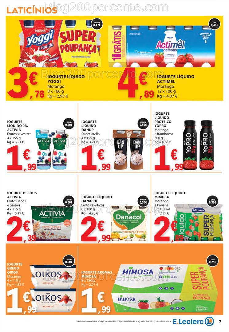 Antevisão Folheto E-LECLERC Promoções de 17 a 23 outubro