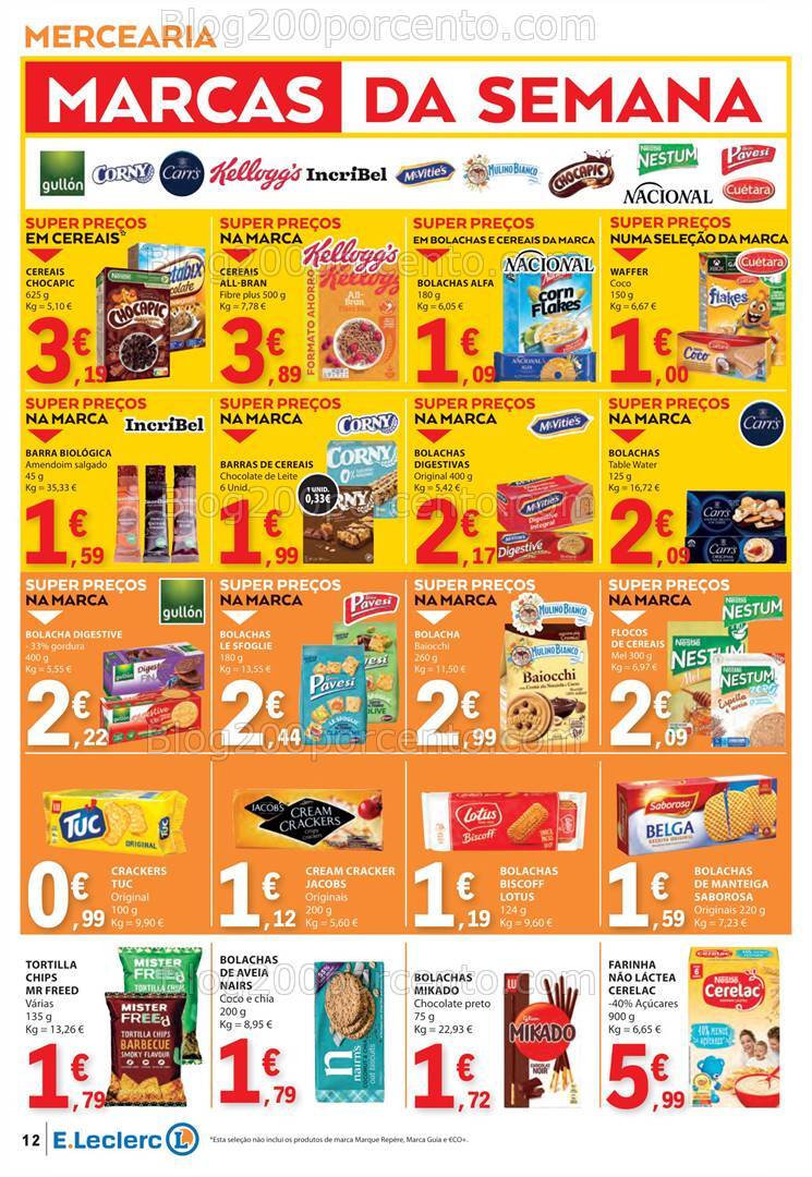 Antevisão Folheto E-LECLERC Promoções de 17 a 23 outubro