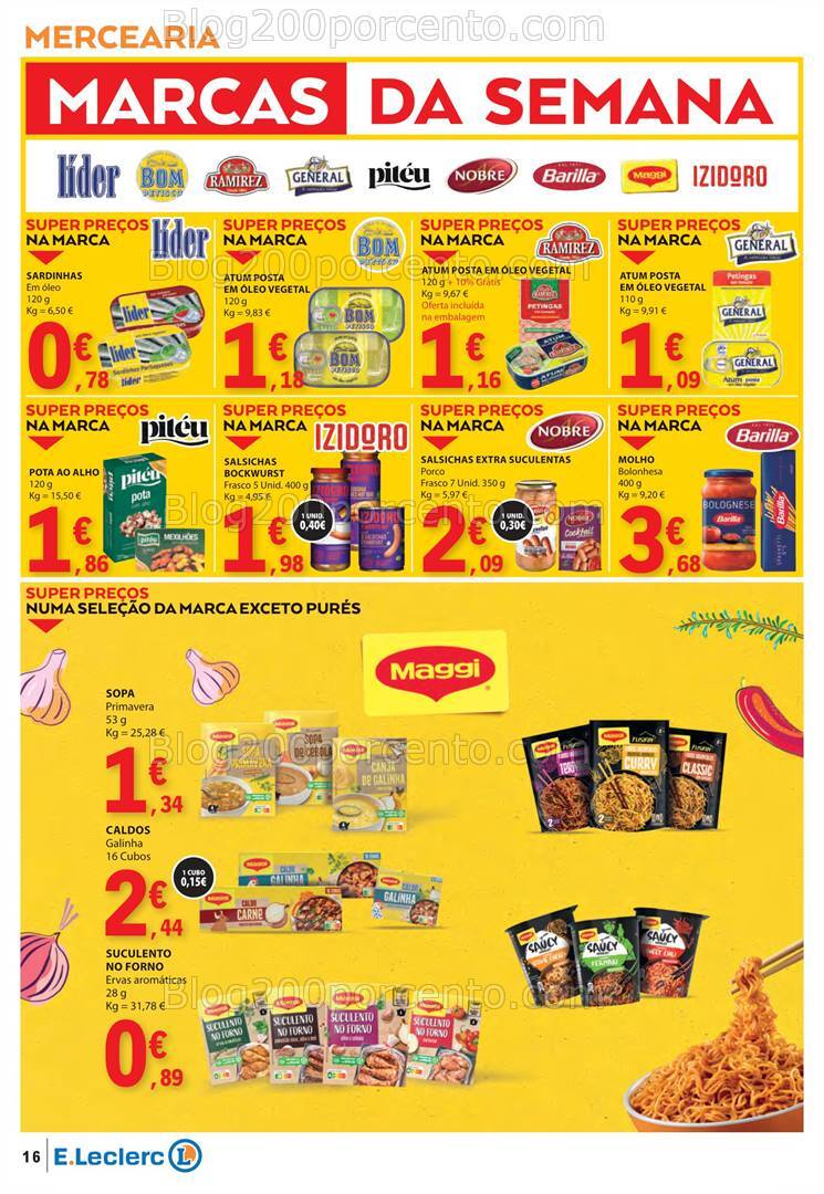 Antevisão Folheto E-LECLERC Promoções de 17 a 23 outubro